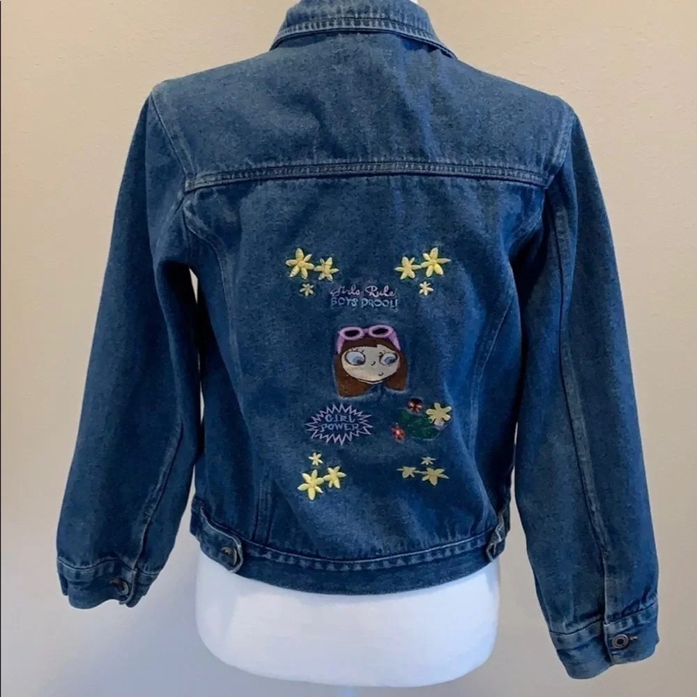 Faded Glory Girls Jean Jacket size 14/16.​​​​​​​​​​​​​​​​​​